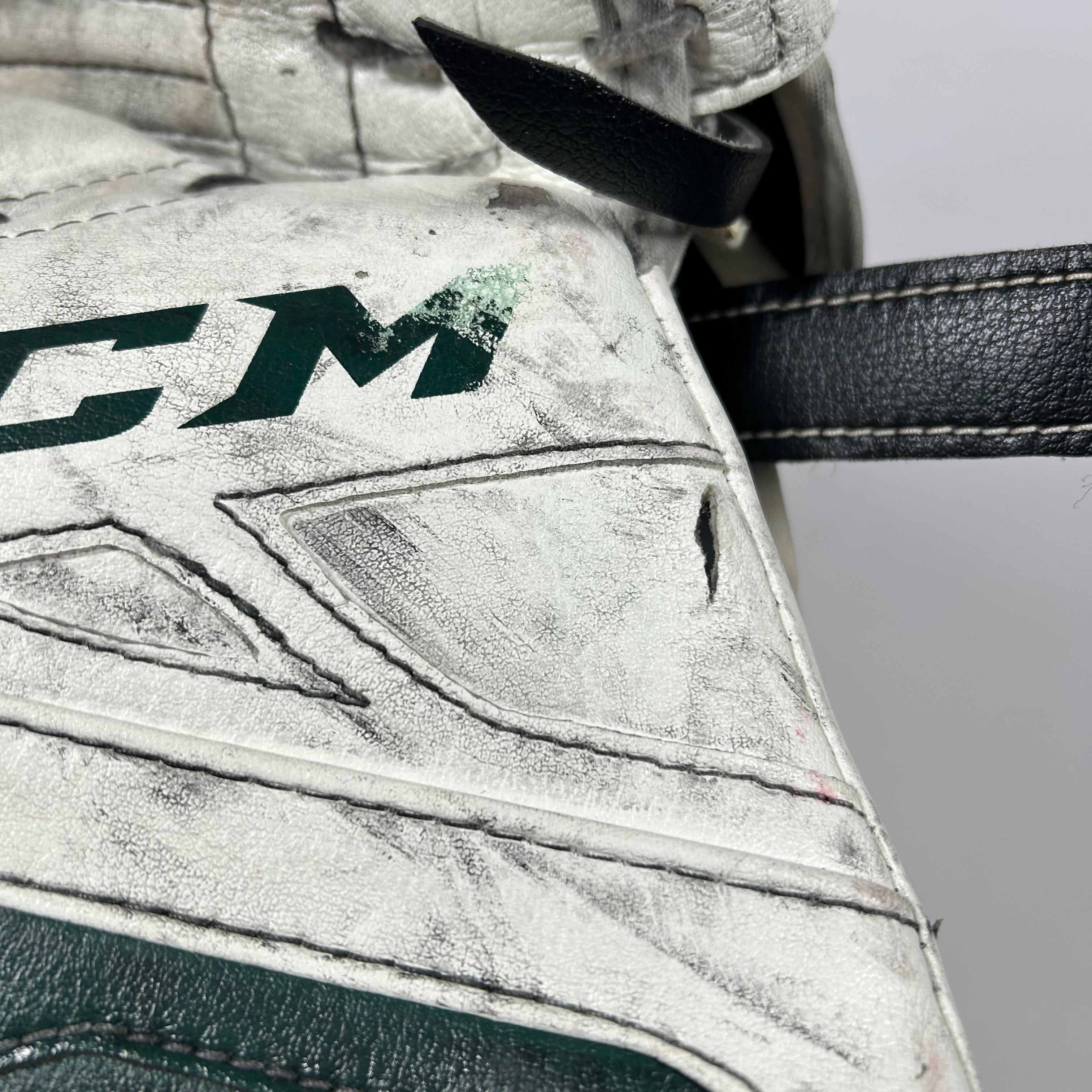 CCM Extreme Flex 4 - Gant de gardien de but Pro Stock d'occasion (vert)